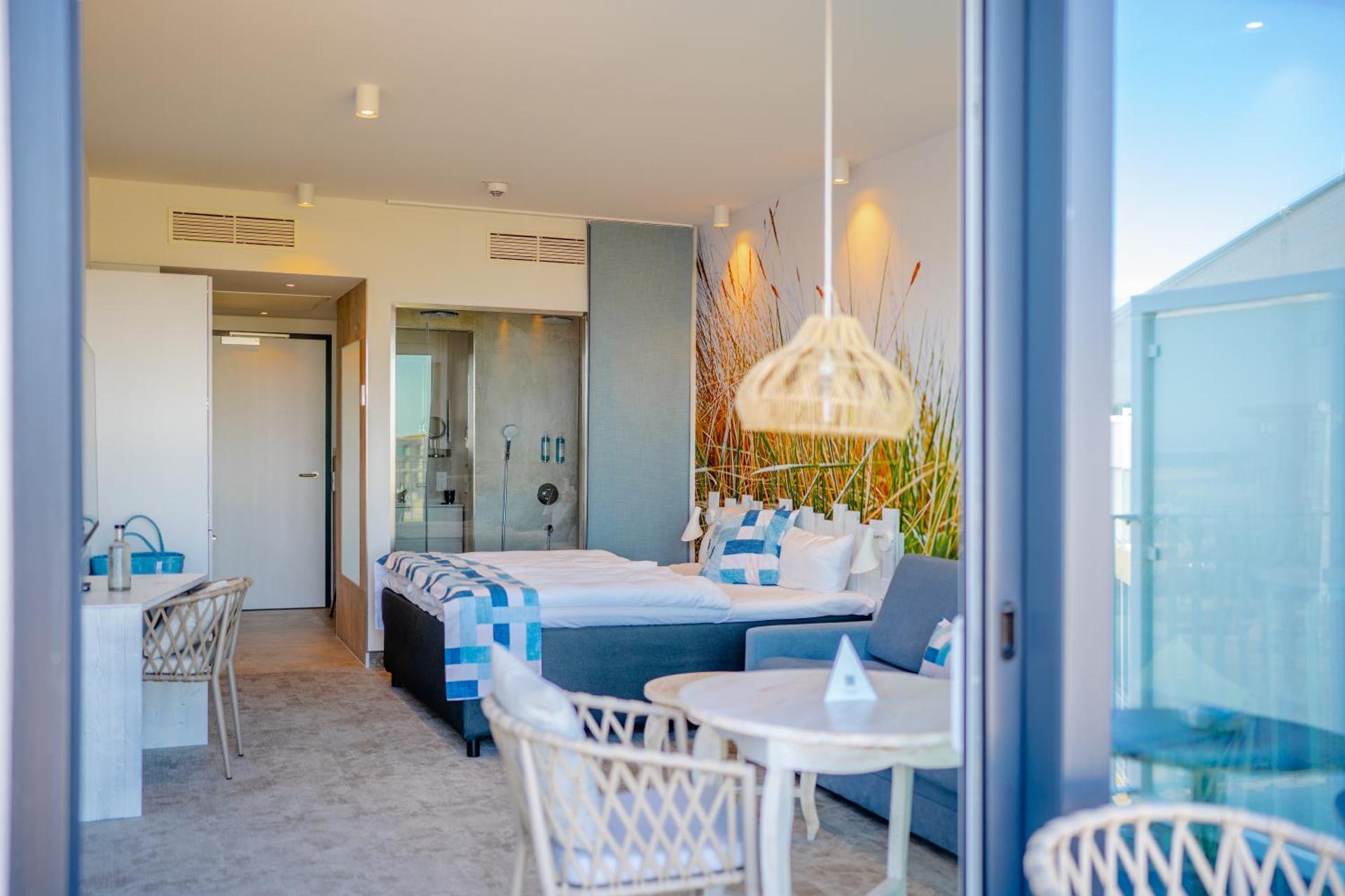 Deluxe Panorama-Zimmer mit Balkon und Meerblick