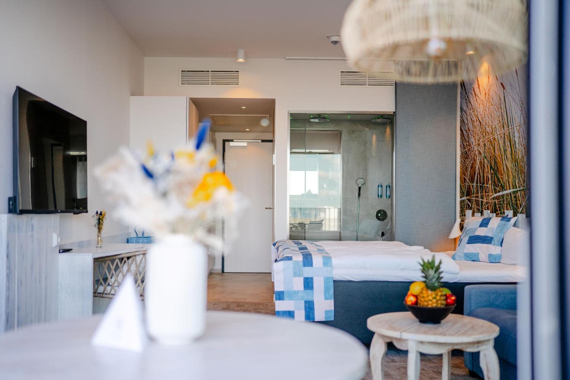 Deluxe Doppelzimmer mit Balkon und Landblick