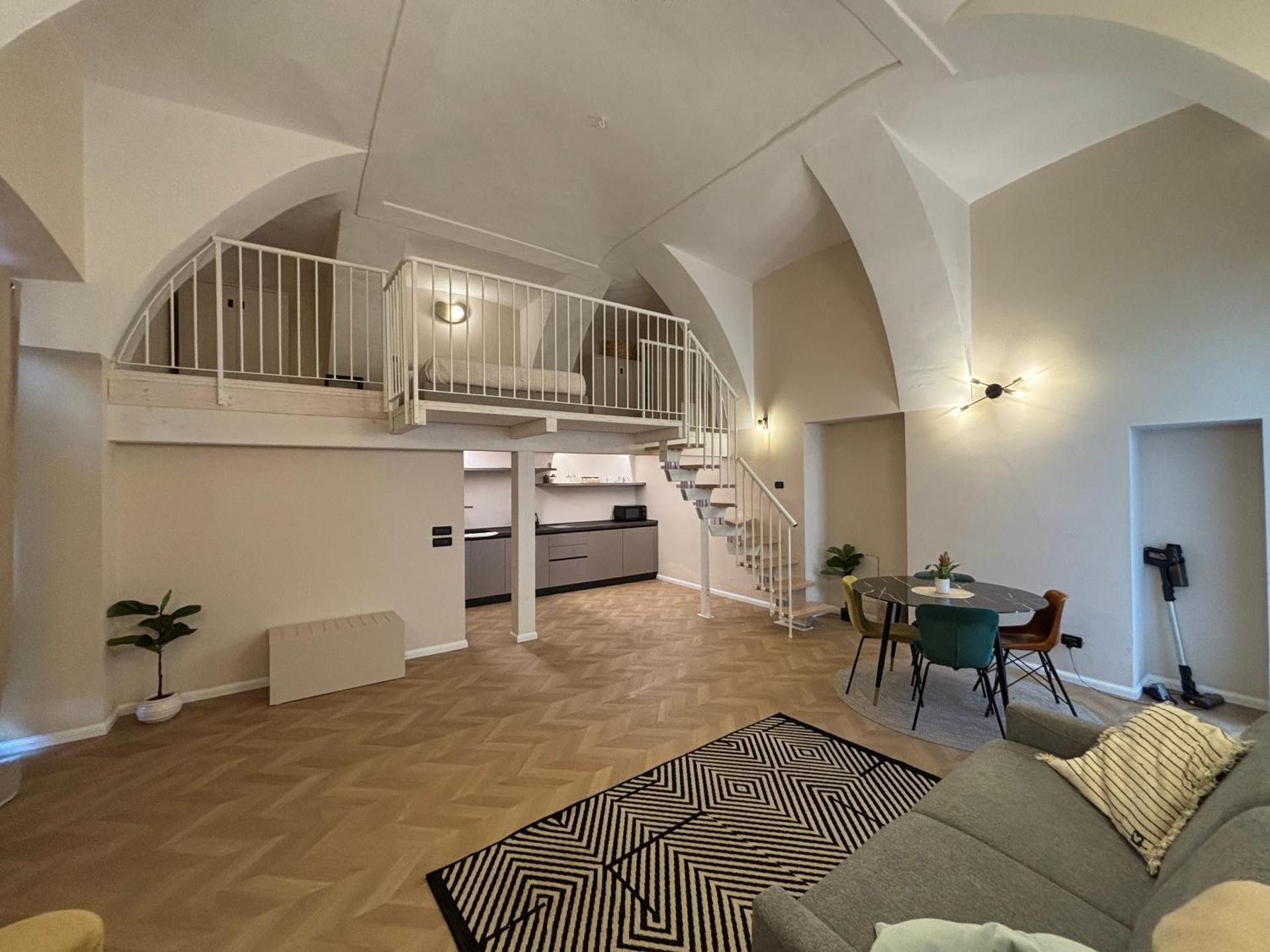 Creative loft at Garda lake