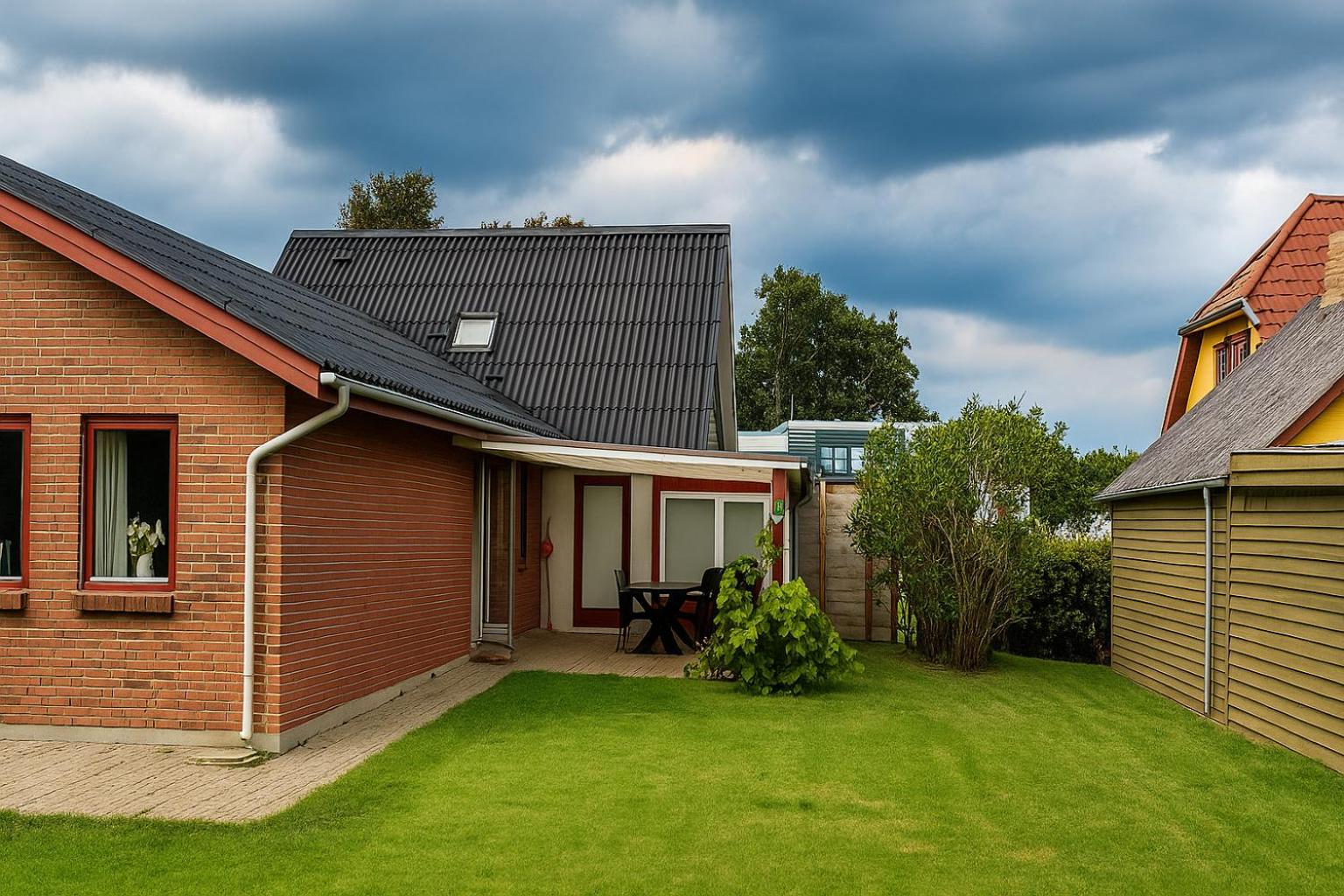 Havhuset I Øster Hurup - i byen, ved stranden
