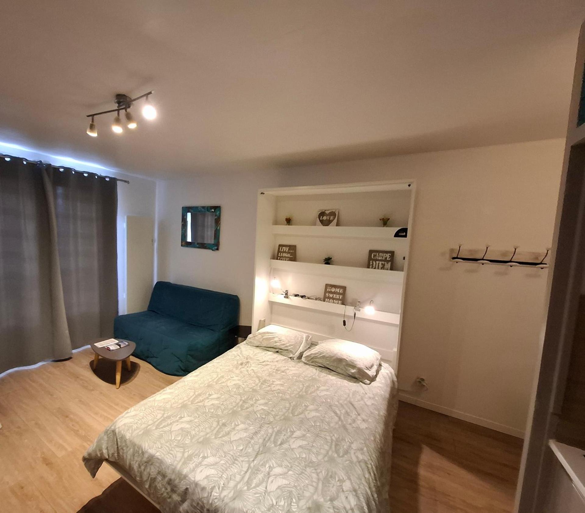 Studio bord de mer en résidence MERVILLE FRANCEVILLE PLAGE