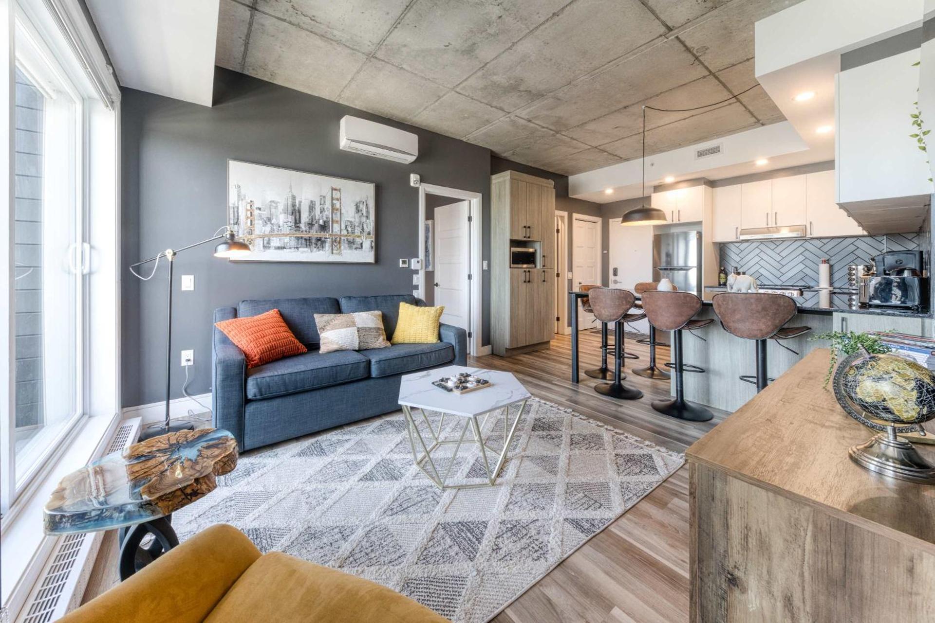 Appartement Luxe, Incredible Sunset View, Pool, Parking, Near Old Québec