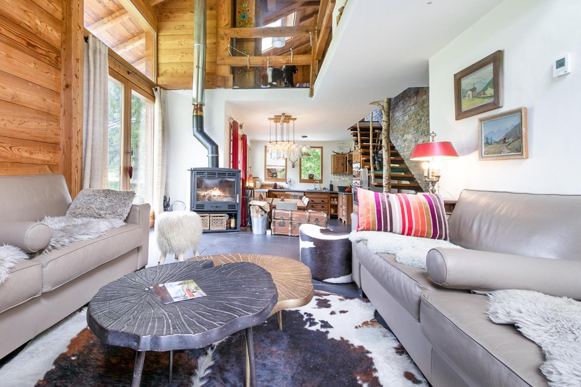 Chalet Taconnaz - Warm & Cosy 3BR Chalet with Fireplace in Nature - By Cozee Rentals