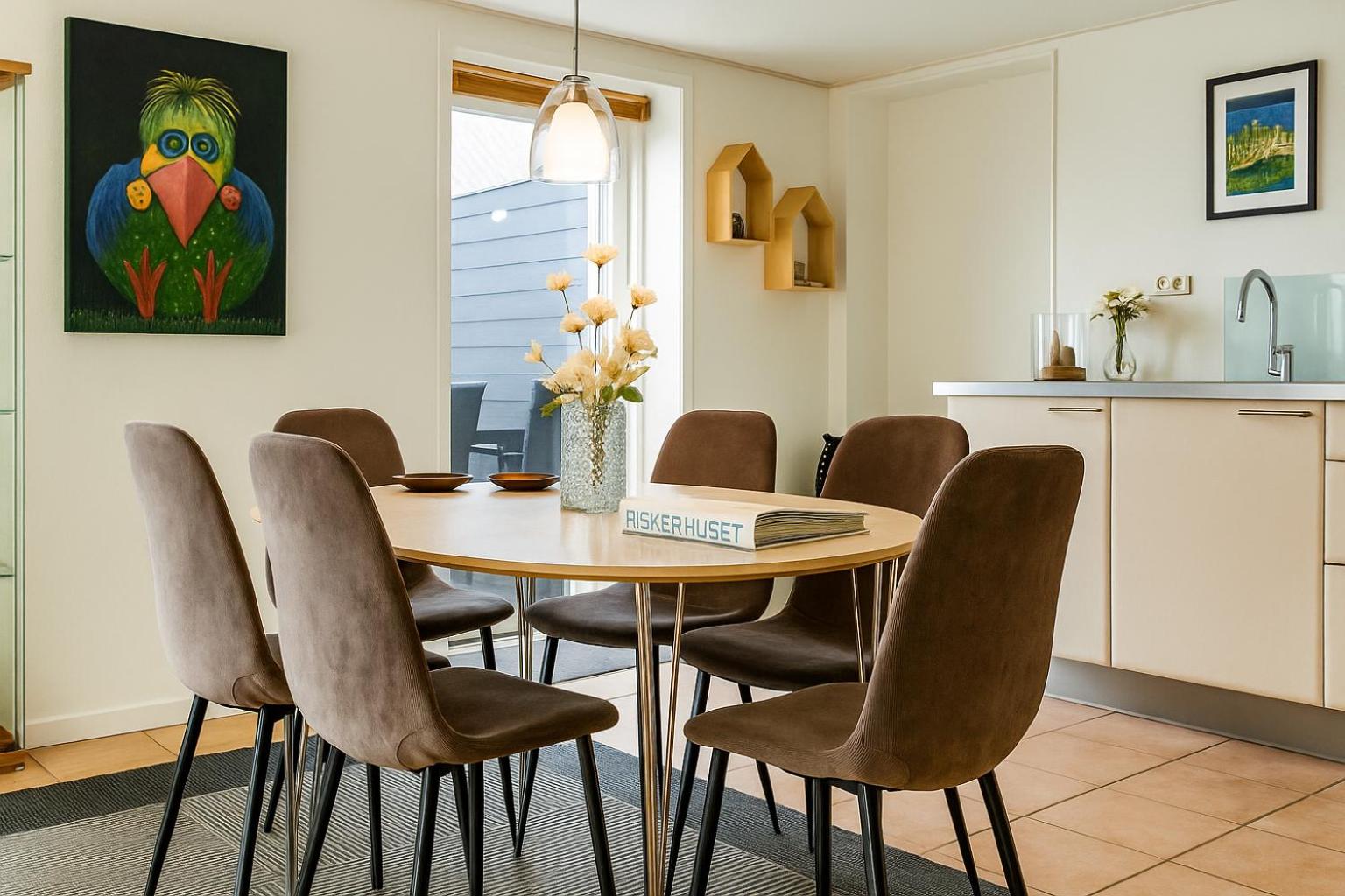 Fiskerhuset i Øster Hurup - i byen, ved stranden