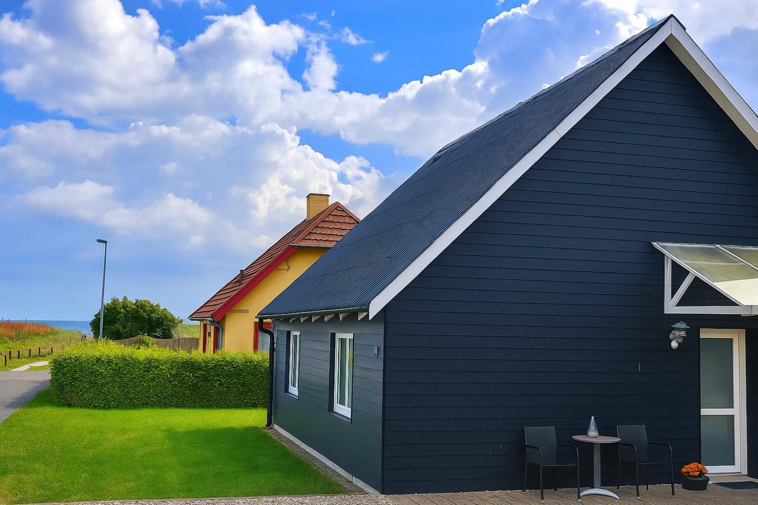 Fiskerhuset i Øster Hurup - i byen, ved stranden