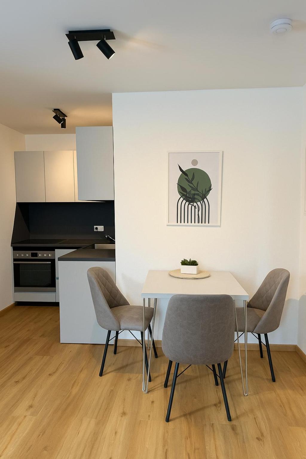 Allgäu Suites - Innenstadt, Schlafzimmer, Küche, Parkplatz möglich, Dachterrasse