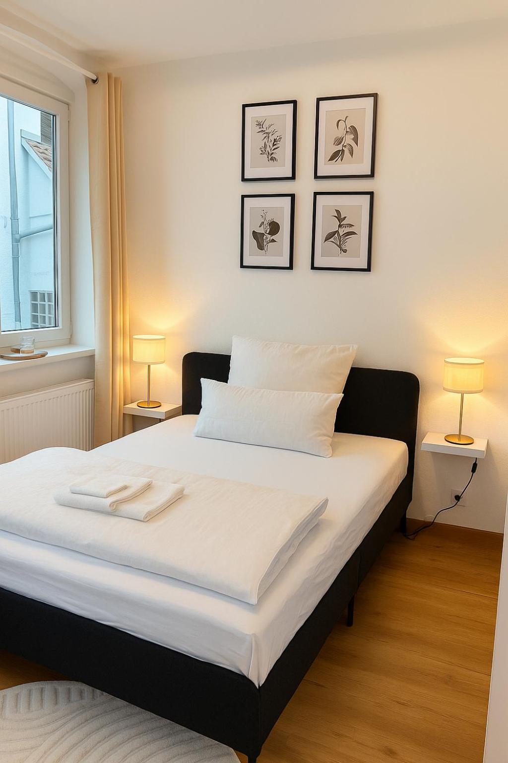 Allgäu Suites - Innenstadt, Schlafzimmer, Küche, Parkplatz möglich, Dachterrasse