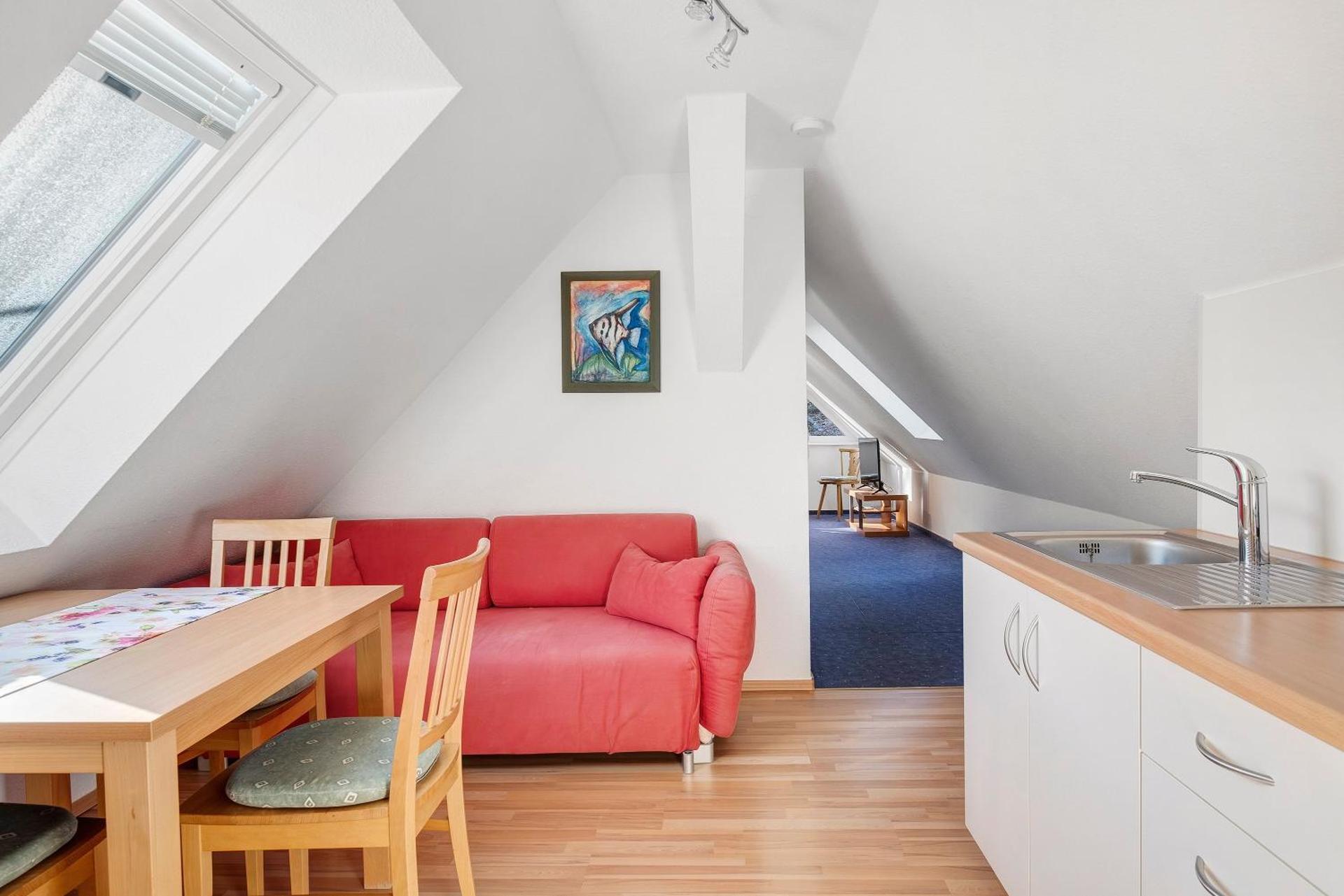 One-Bedroom Apartment with Garden View