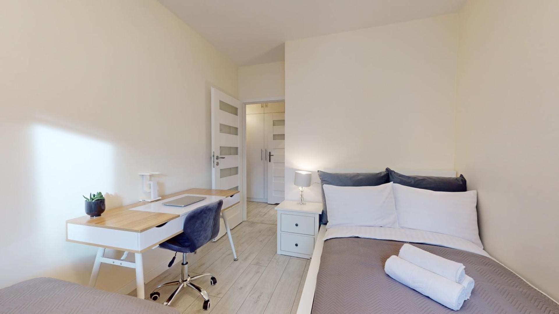 Rodzinny Apartament z 2 osobnymi sypialniami blisko Rynku