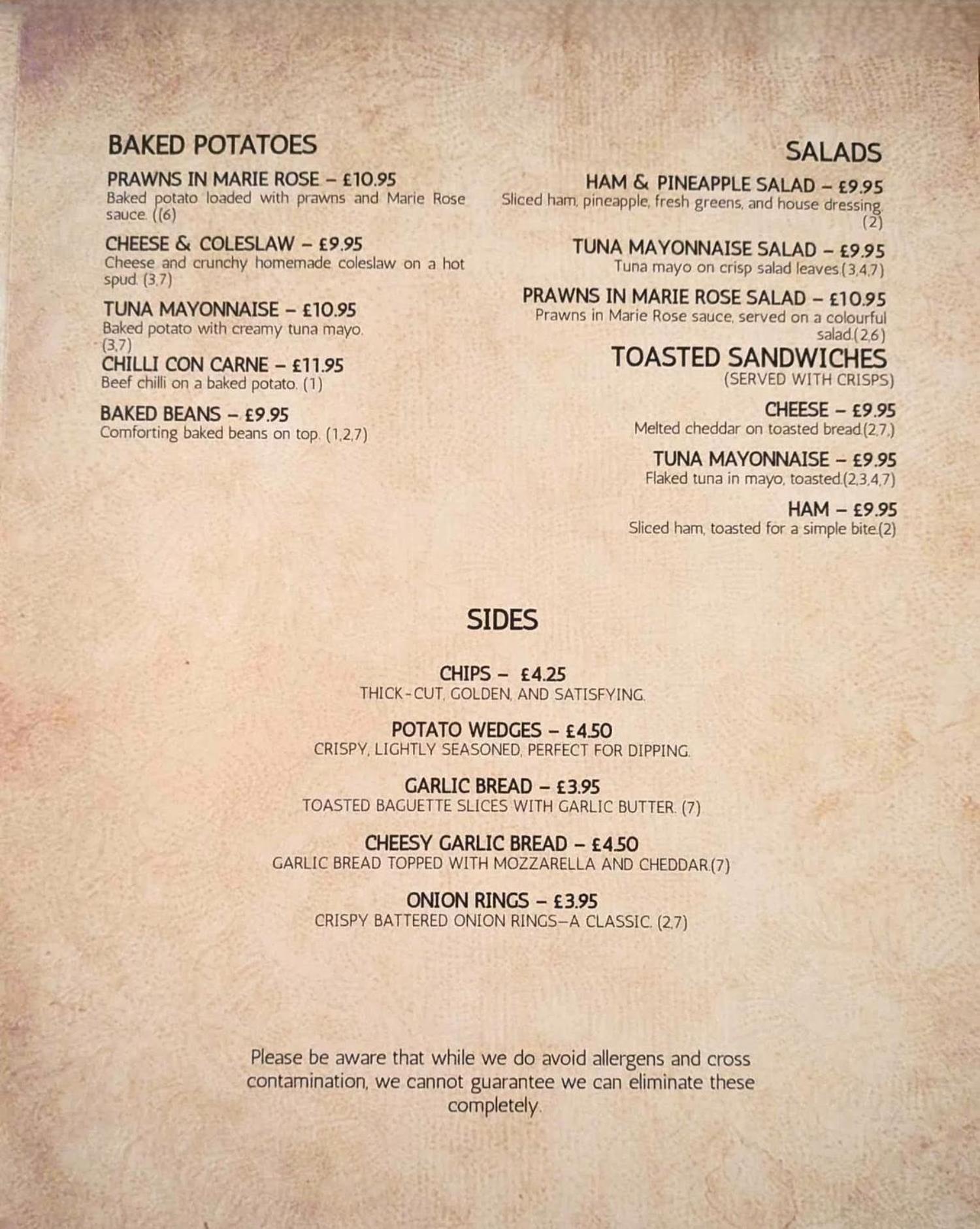 Restaurant/places to eat