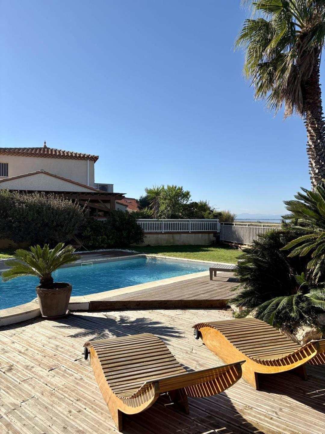 Villa piscine privée superbe Vue Etang Leucate 8JBART580