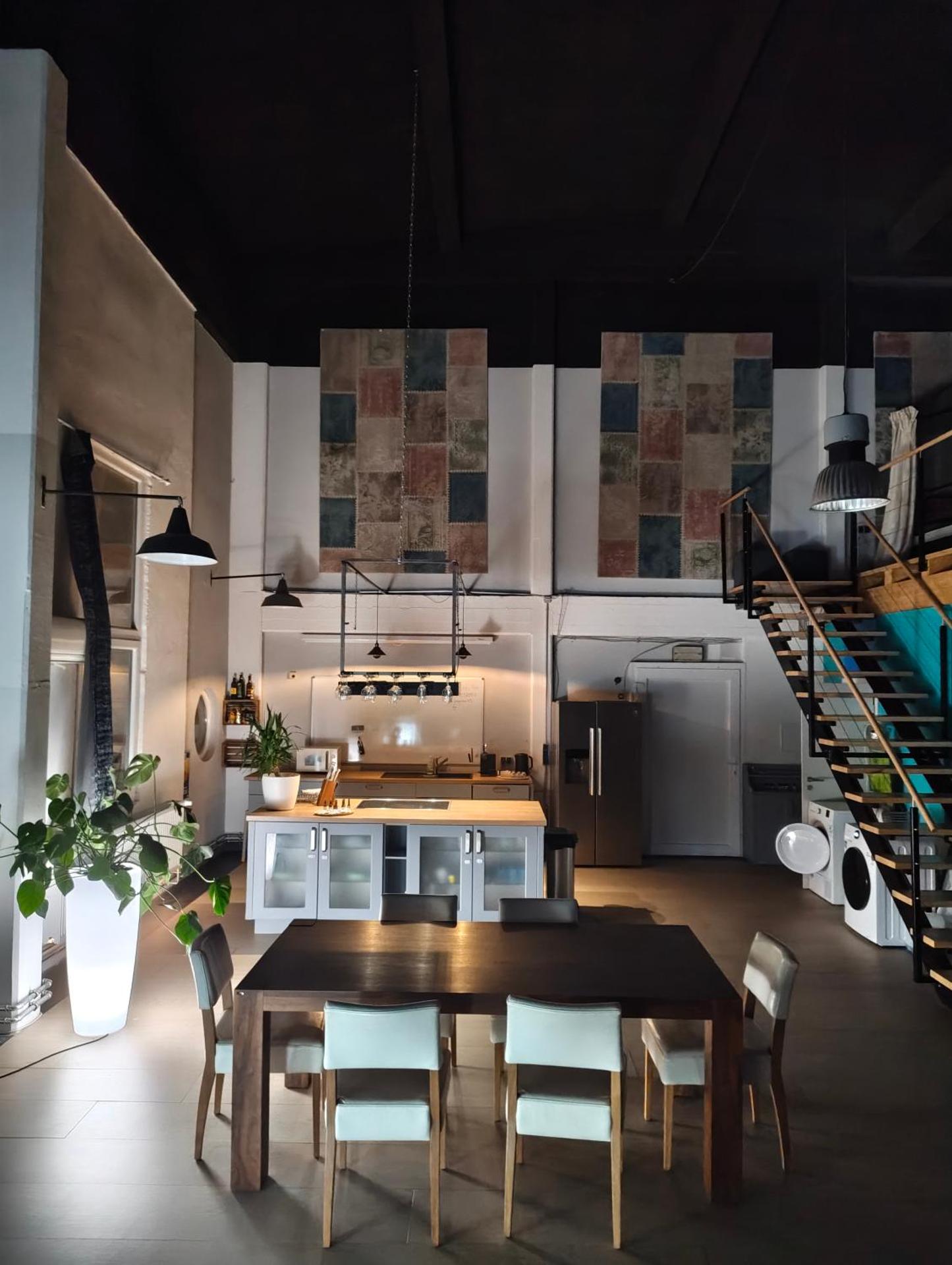 Stunning Industrial Loft in a former Power Plant Schaltzentrale