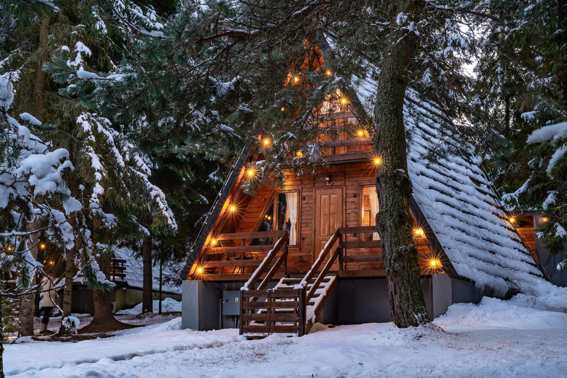Leśna Sielanka domek z jacuzzi w lesie pod Górą Szczebel RELAX I SPORT