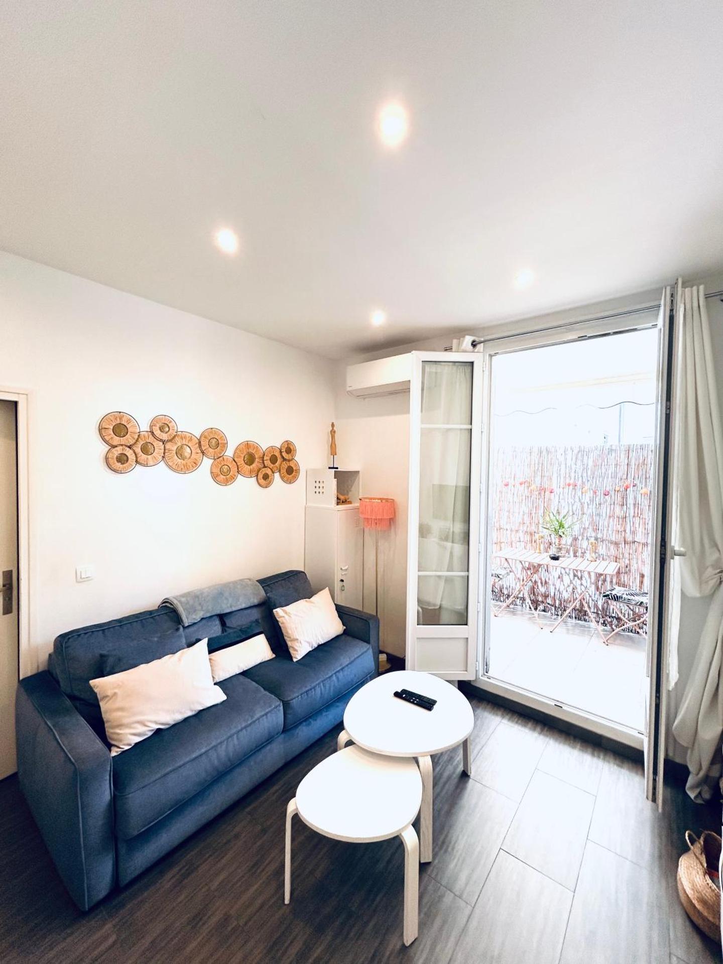 Appartement Cocooning avec terrasse au calme Quartier Les Musiciens Mer à 7 minutes à pieds