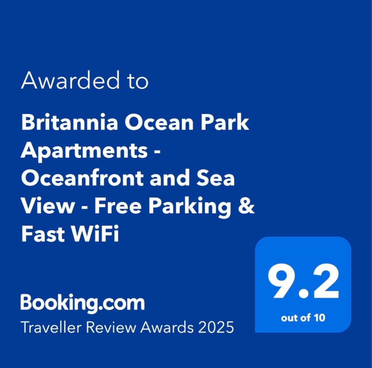 Britannia Ocean Park Apartments - Fast Wifi and Free Parking
