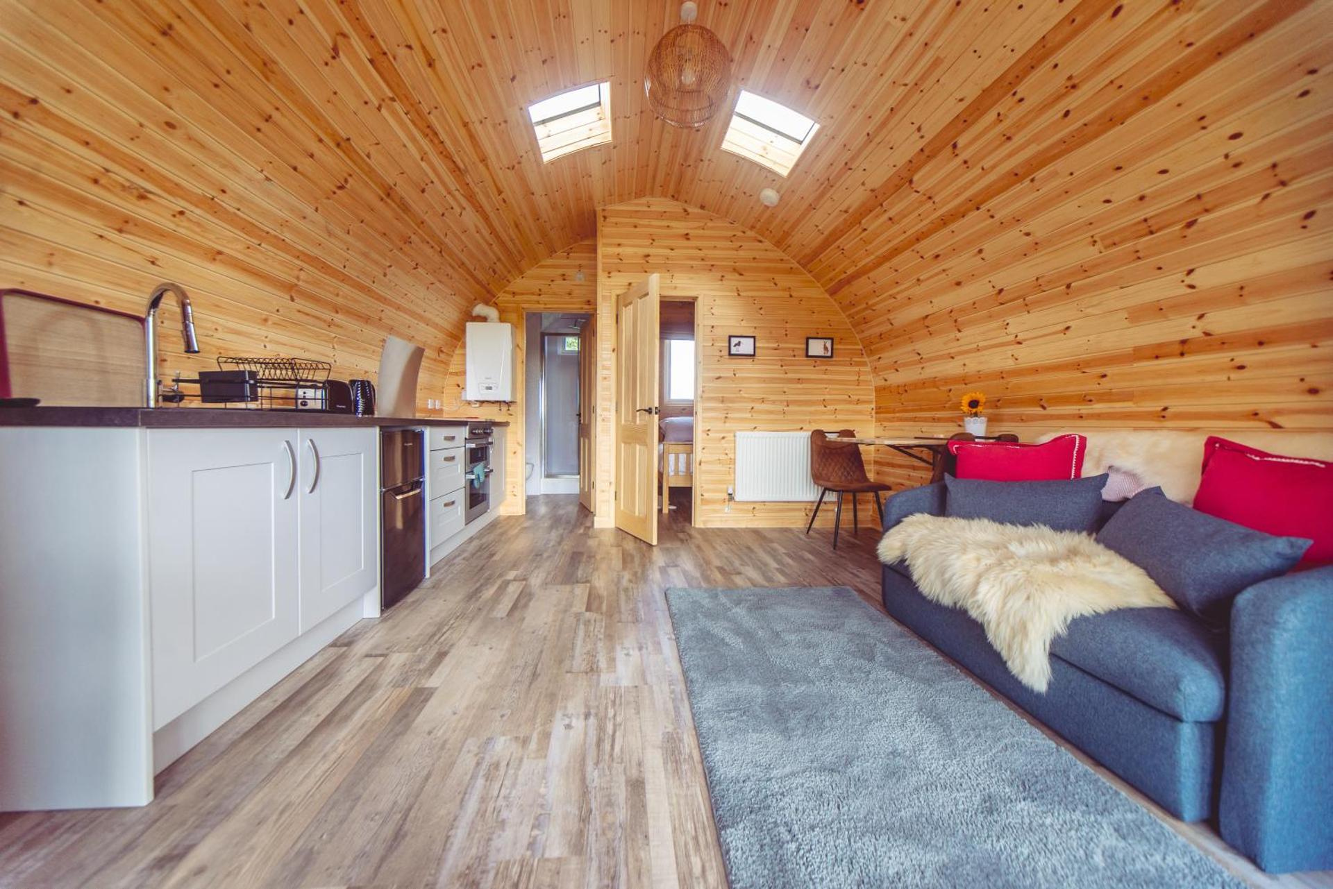 Winter Recharge - Secluded Luxury Cabins with stream, stargazing, bookable sauna, walks and nature - Fell Farm Hideaway