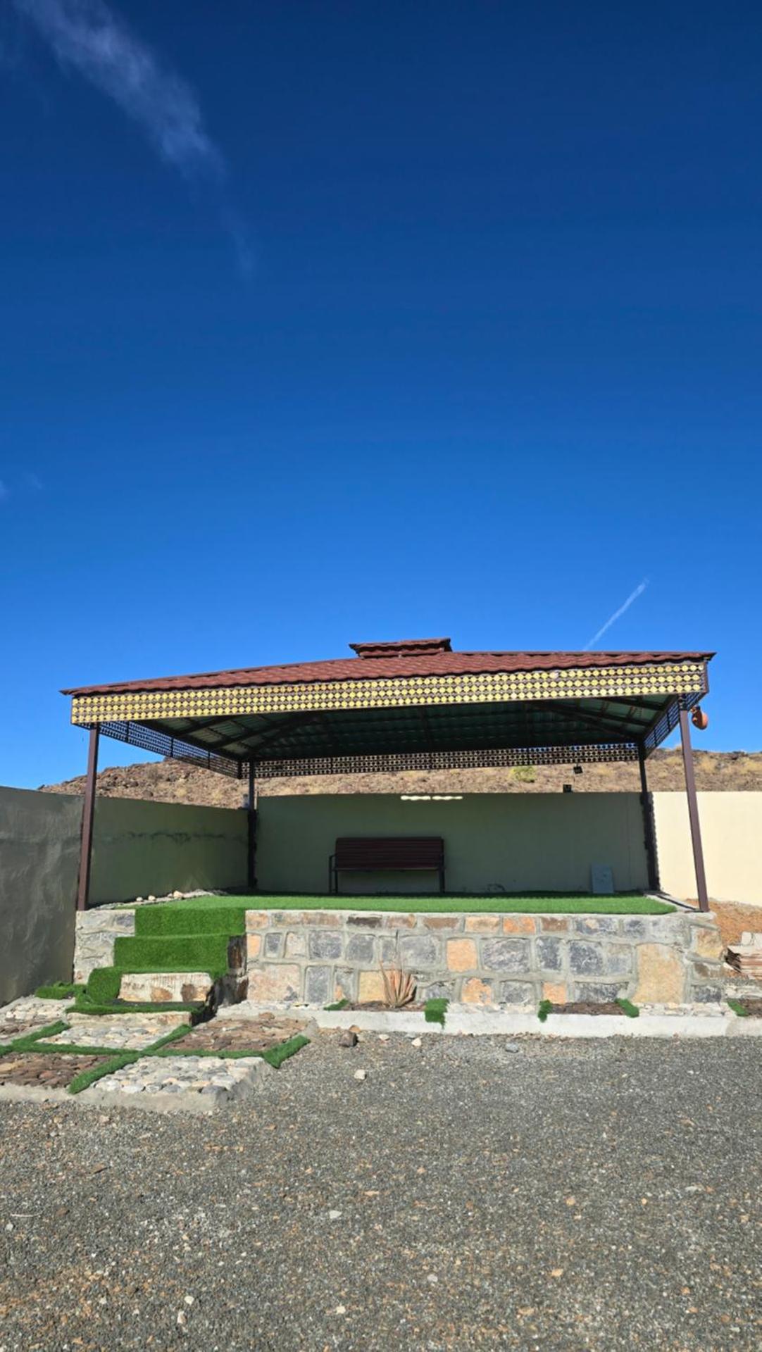 Sunset view hill jabal shams