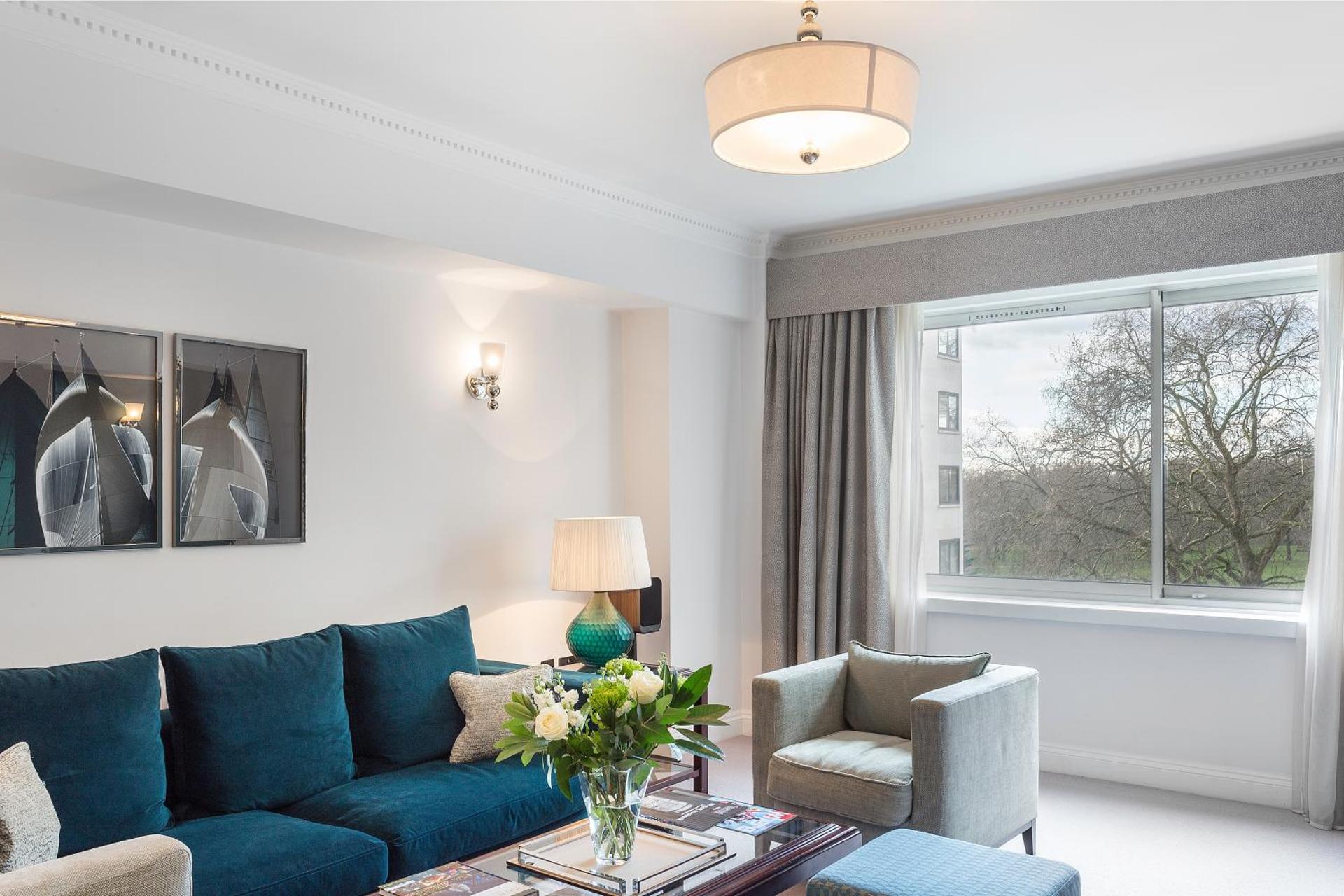 Deluxe One-Bedroom Apartment with Park View