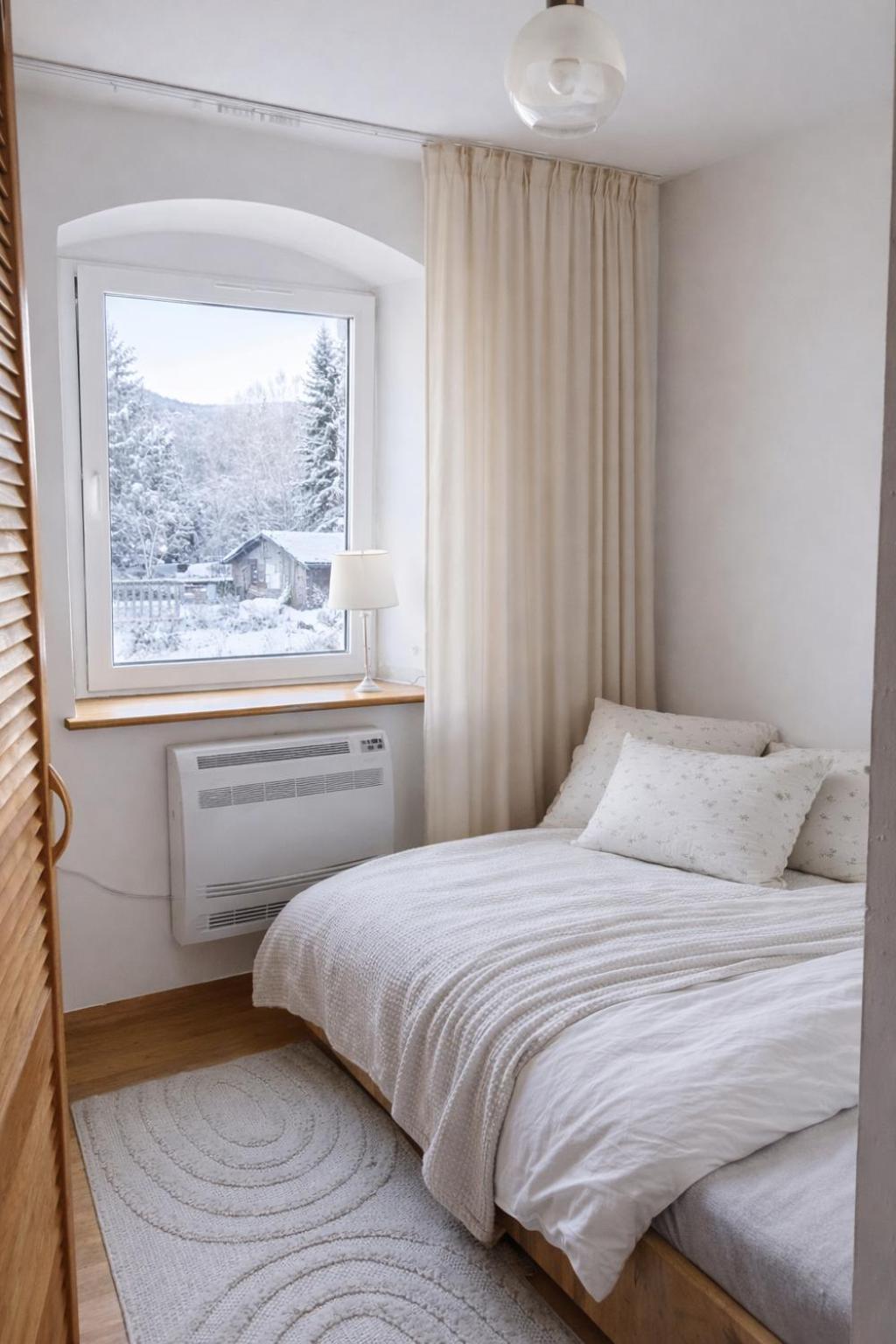 Apartament z kominkiem