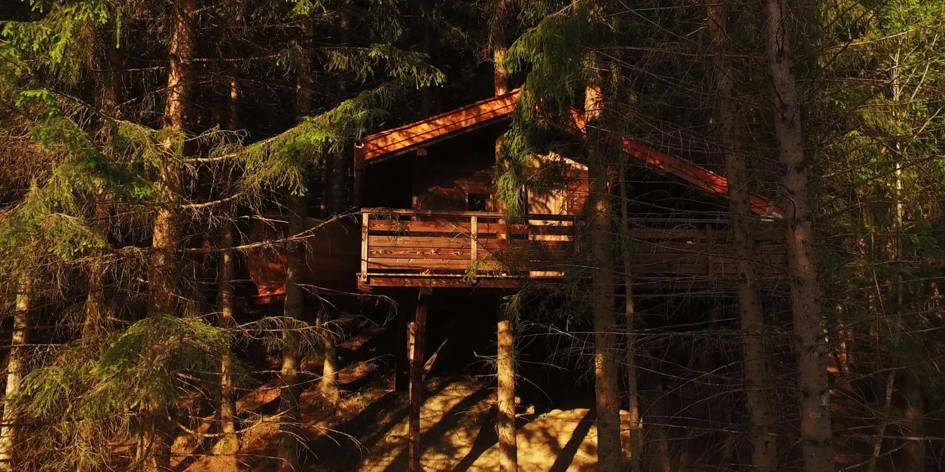 Cabane entre terre et ciel