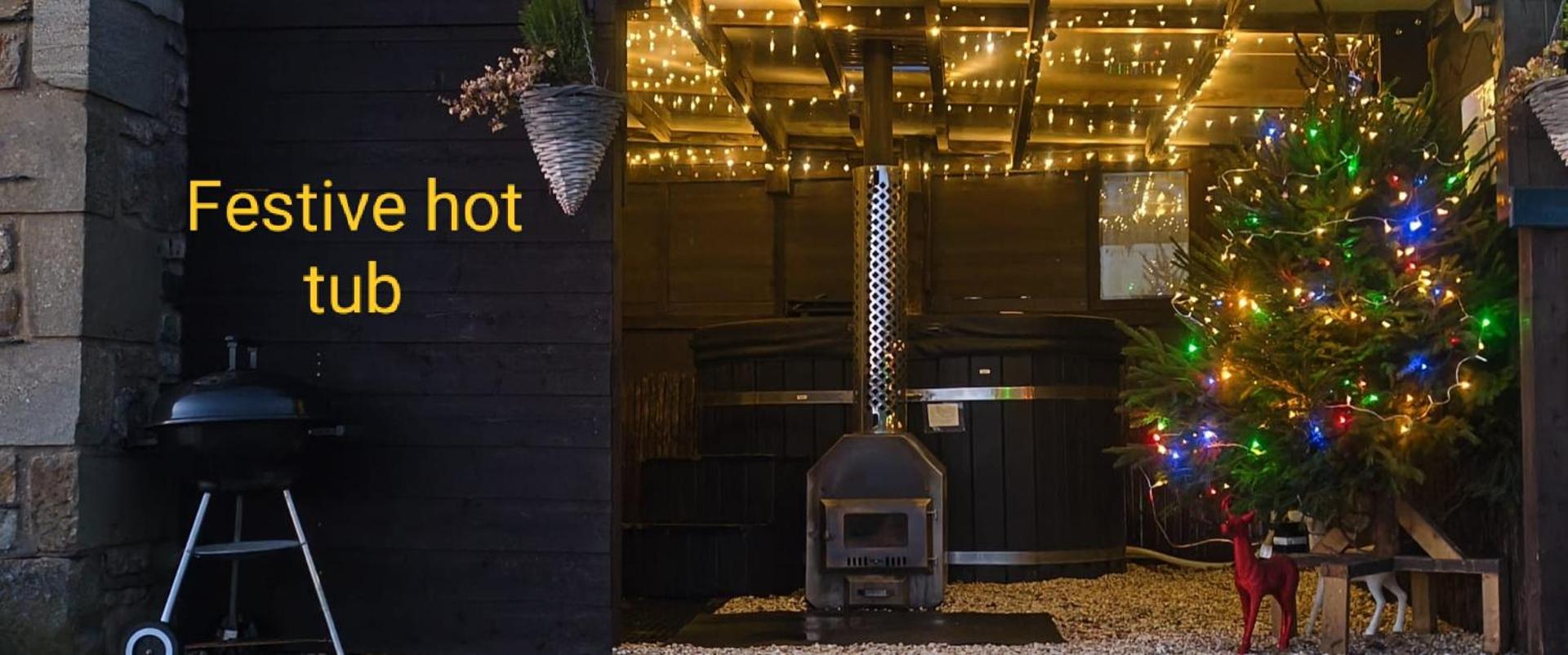 The Hideaway with hot tub