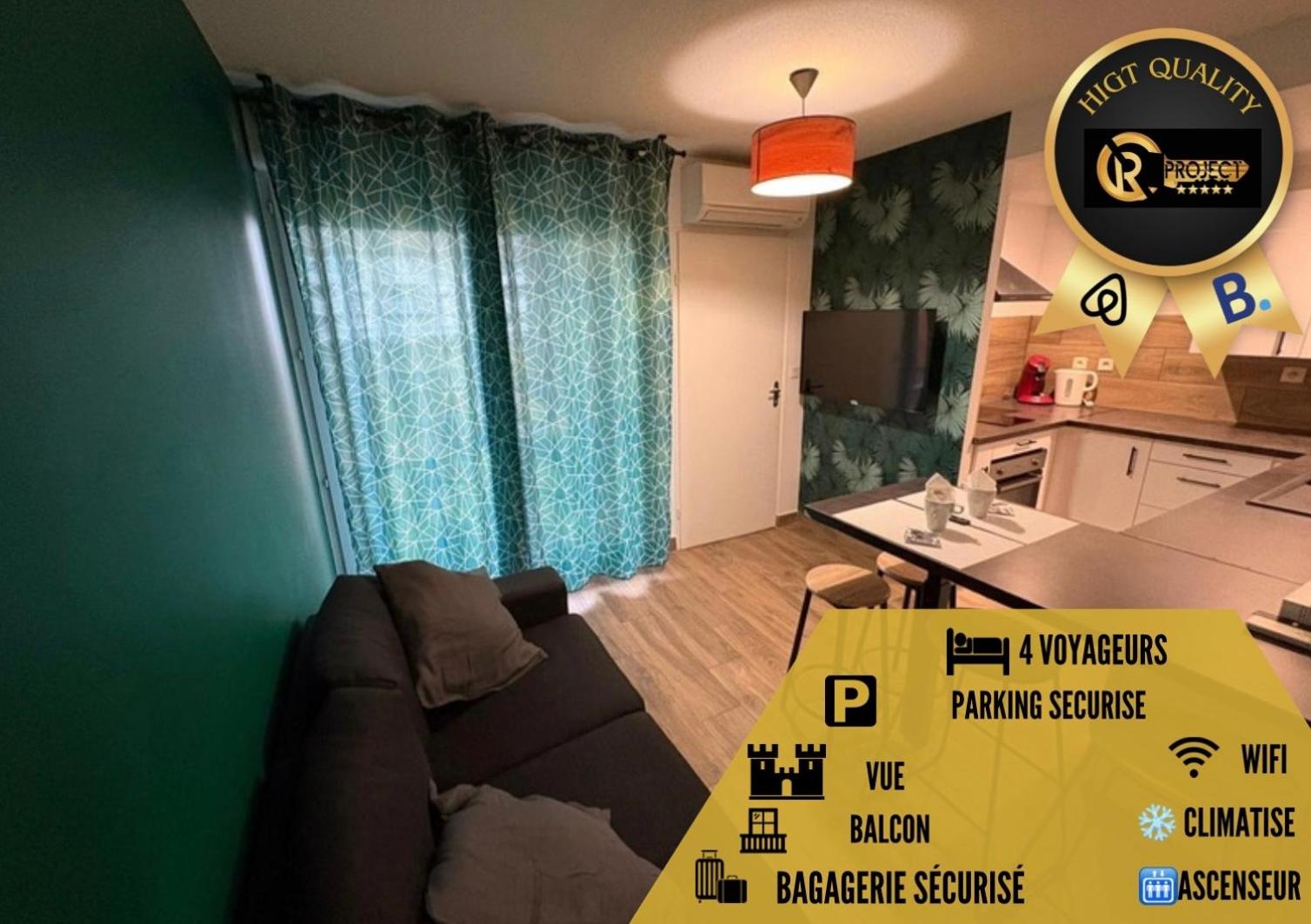 Havre de paix Climatisé Parking T2