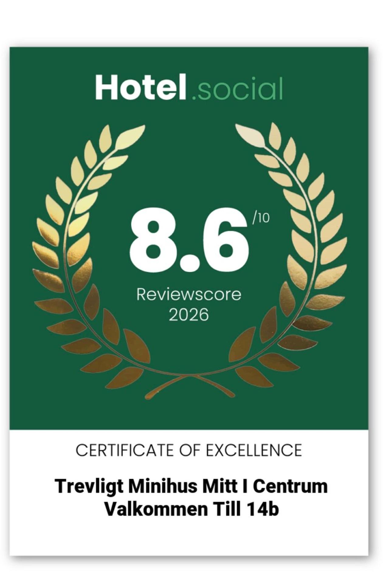 Trevligt minihus mitt i centrum Välkommen till 14b