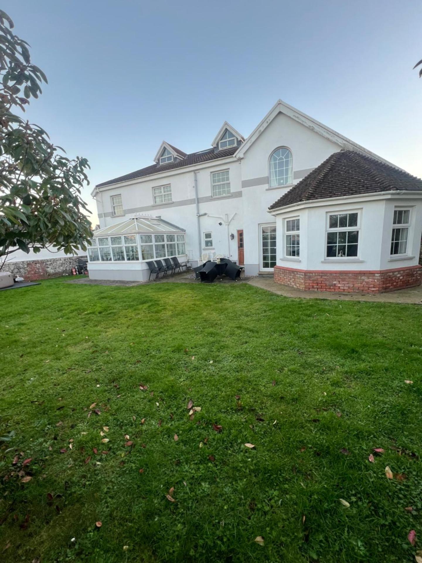 Family & friends get together birthday hot tub