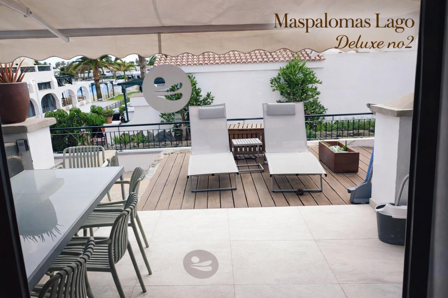 Maspalomas Lago Canary Sunset