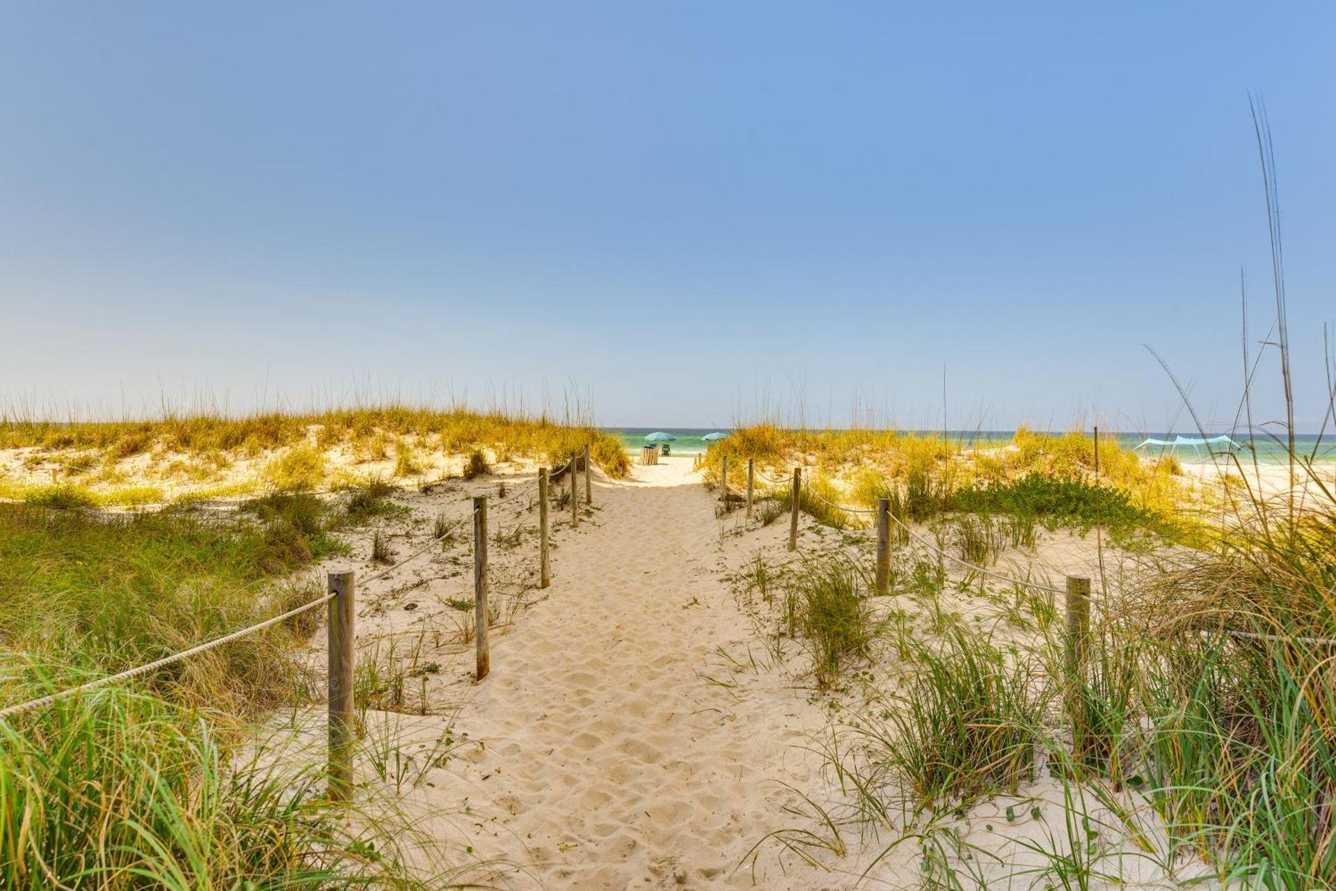 Steps to Shore! PCB Resort Condo with Balcony