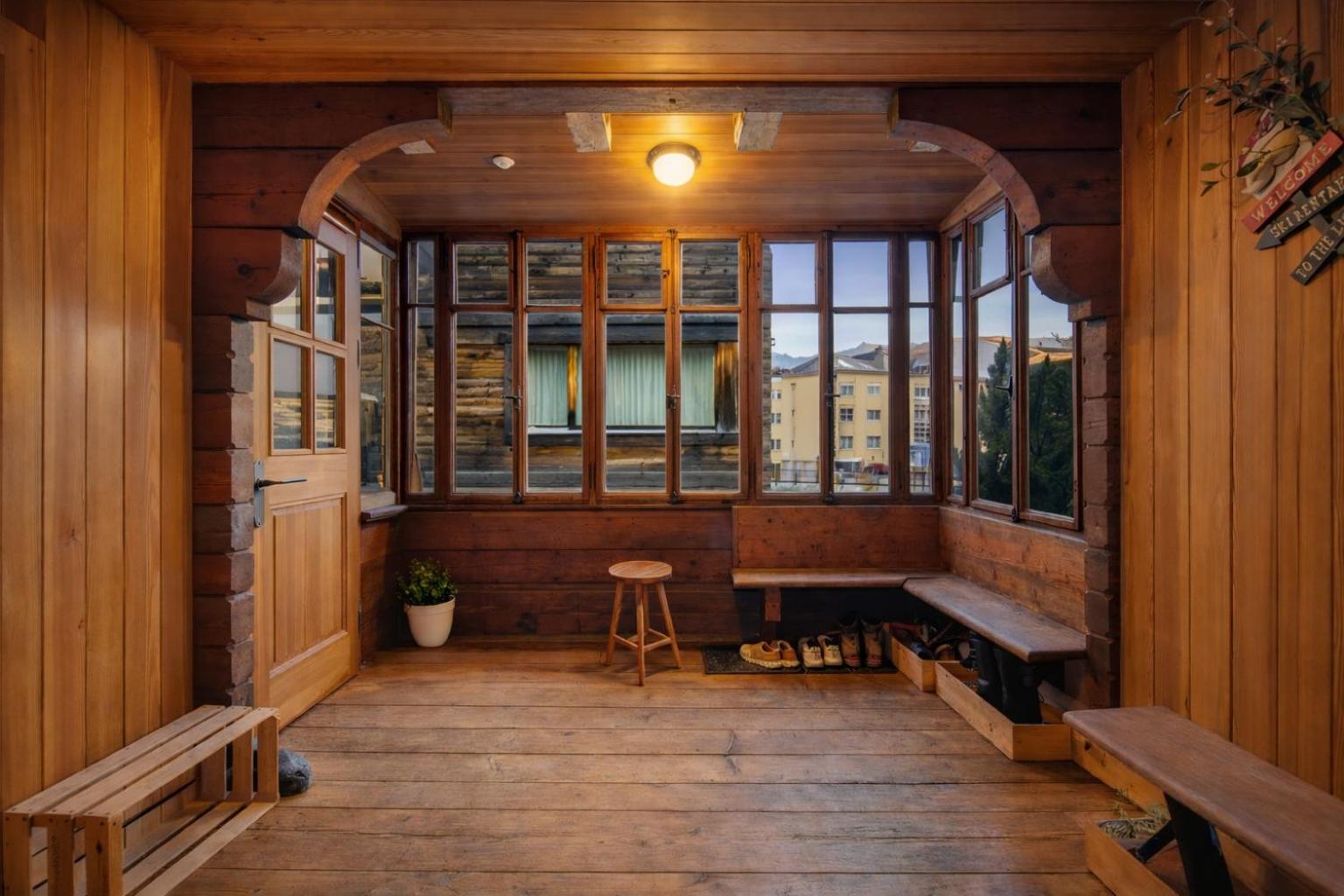 chalet st Moritz 3 bdr terrace