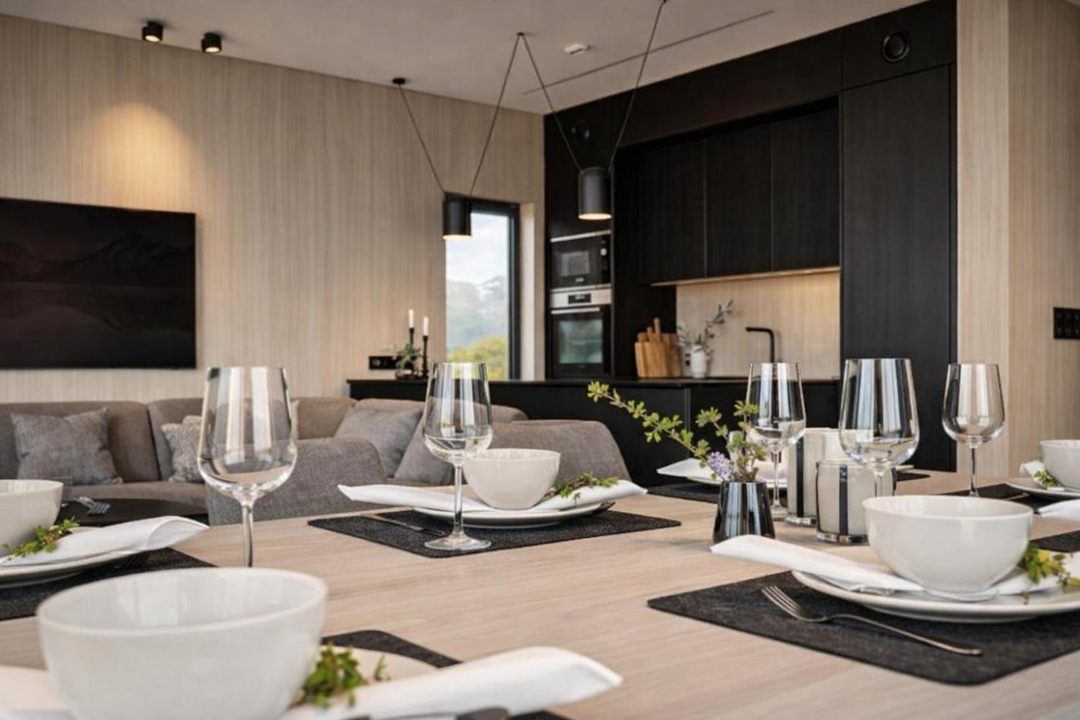 Luxury Cabin in beautiful Lofoten with Jacuzzi and sauna