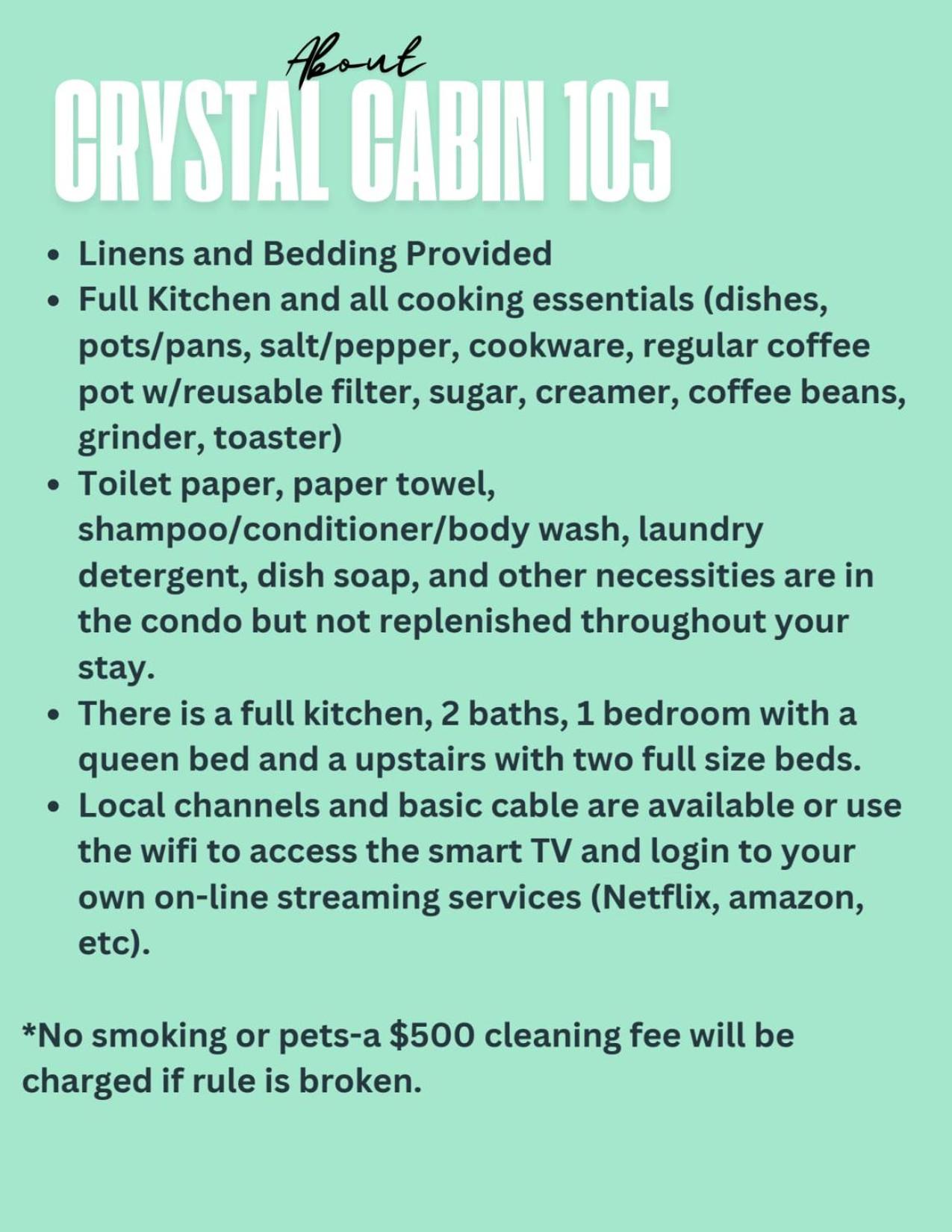 Private Cabin-Shuttle Pass Included!