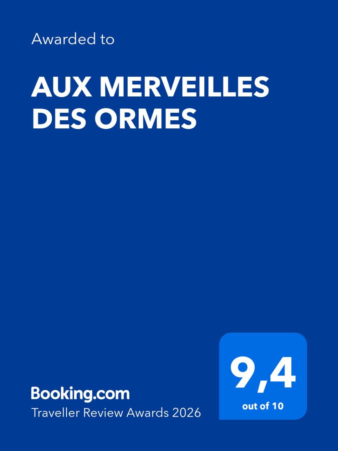 AUX MERVEILLES DES ORMES