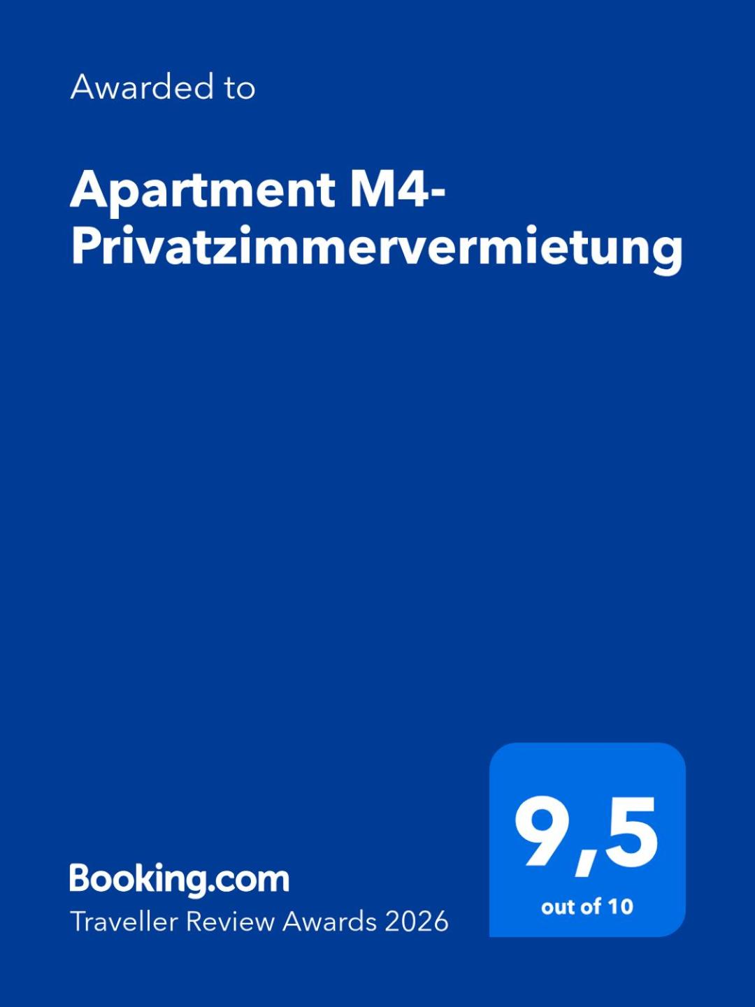 Apartment M4-Privatzimmervermietung