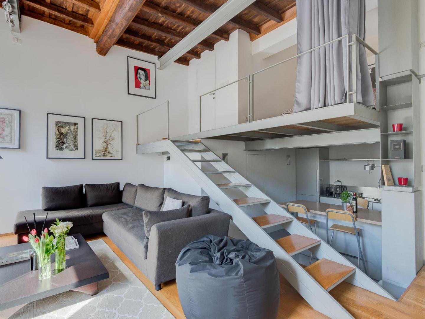 Bilde 2: Loft in Trastevere