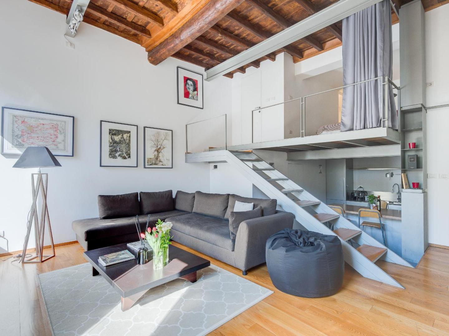 Bilde 3: Loft in Trastevere