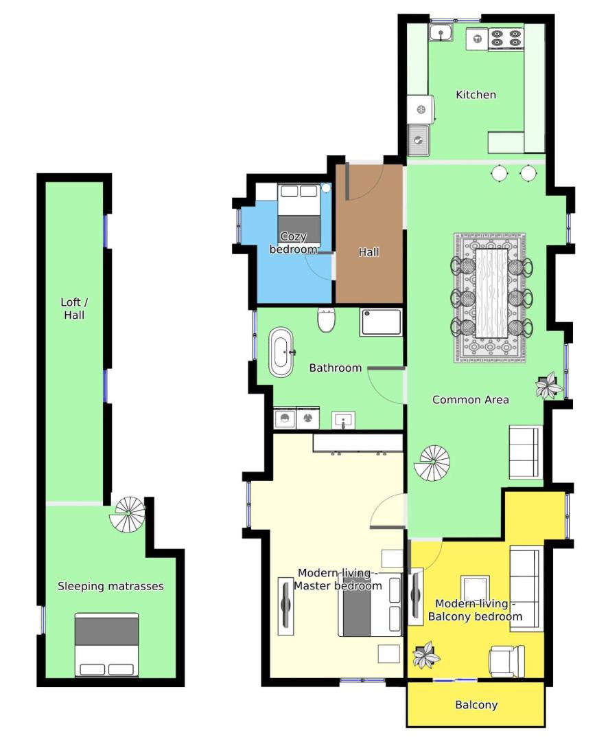 Photo 5 : aday - 3 bedroom - Modern Living Apartment - Aalborg Center