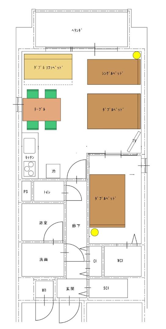 Billede 9: ケイアイコンホテルズ ふくしあ801