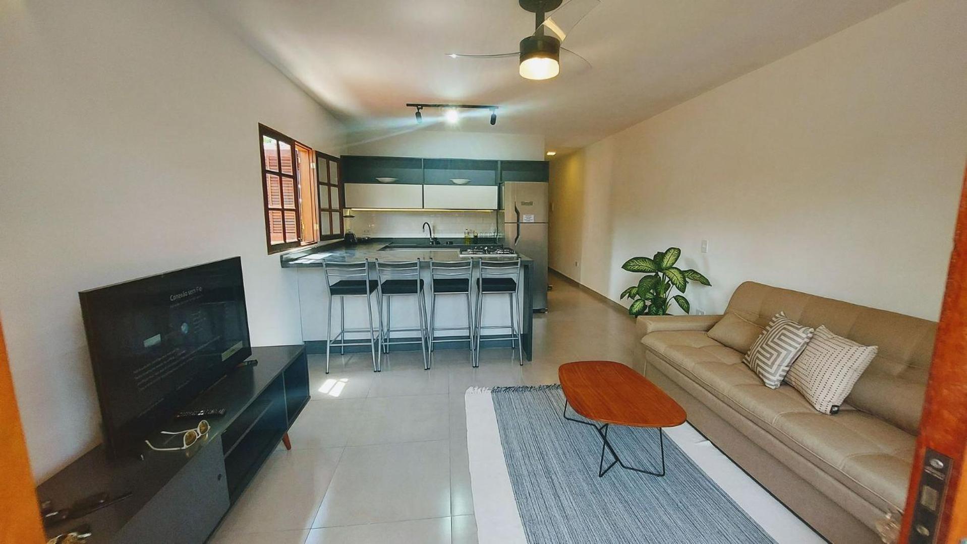 Fotografie 2: Algodão - Novo Flat com Piscina, 50mts da praia, churrasqueira privativa, ar con, wi-fi, netflix, garagem