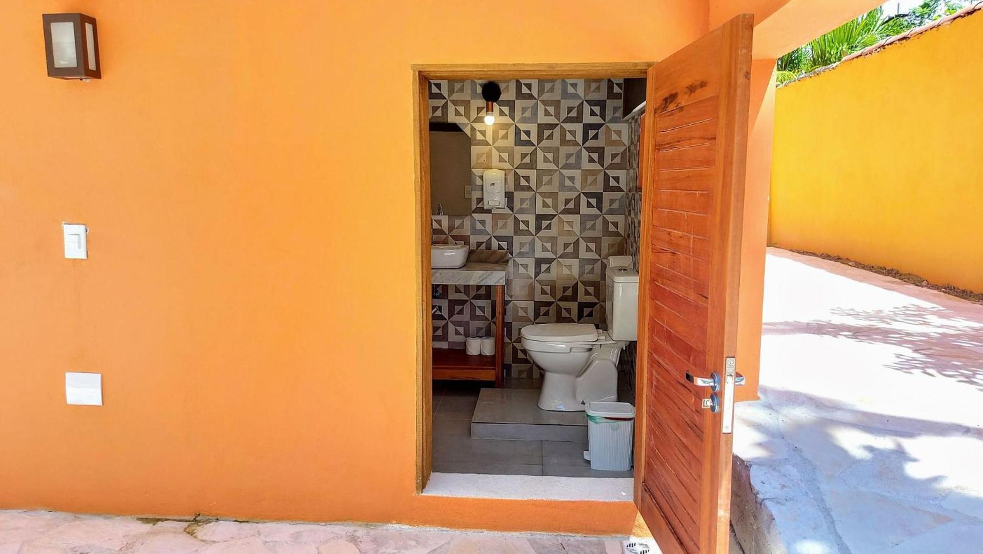 Fotografie 10: Algodão - Novo Flat com Piscina, 50mts da praia, churrasqueira privativa, ar con, wi-fi, netflix, garagem