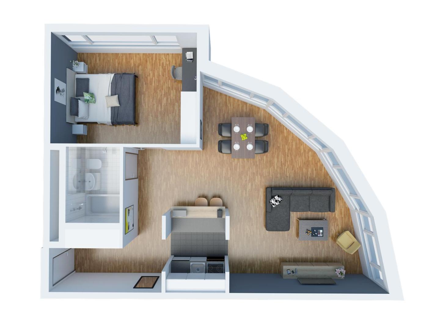 Фотография 6: ARISER - Zug Central Business Apartment