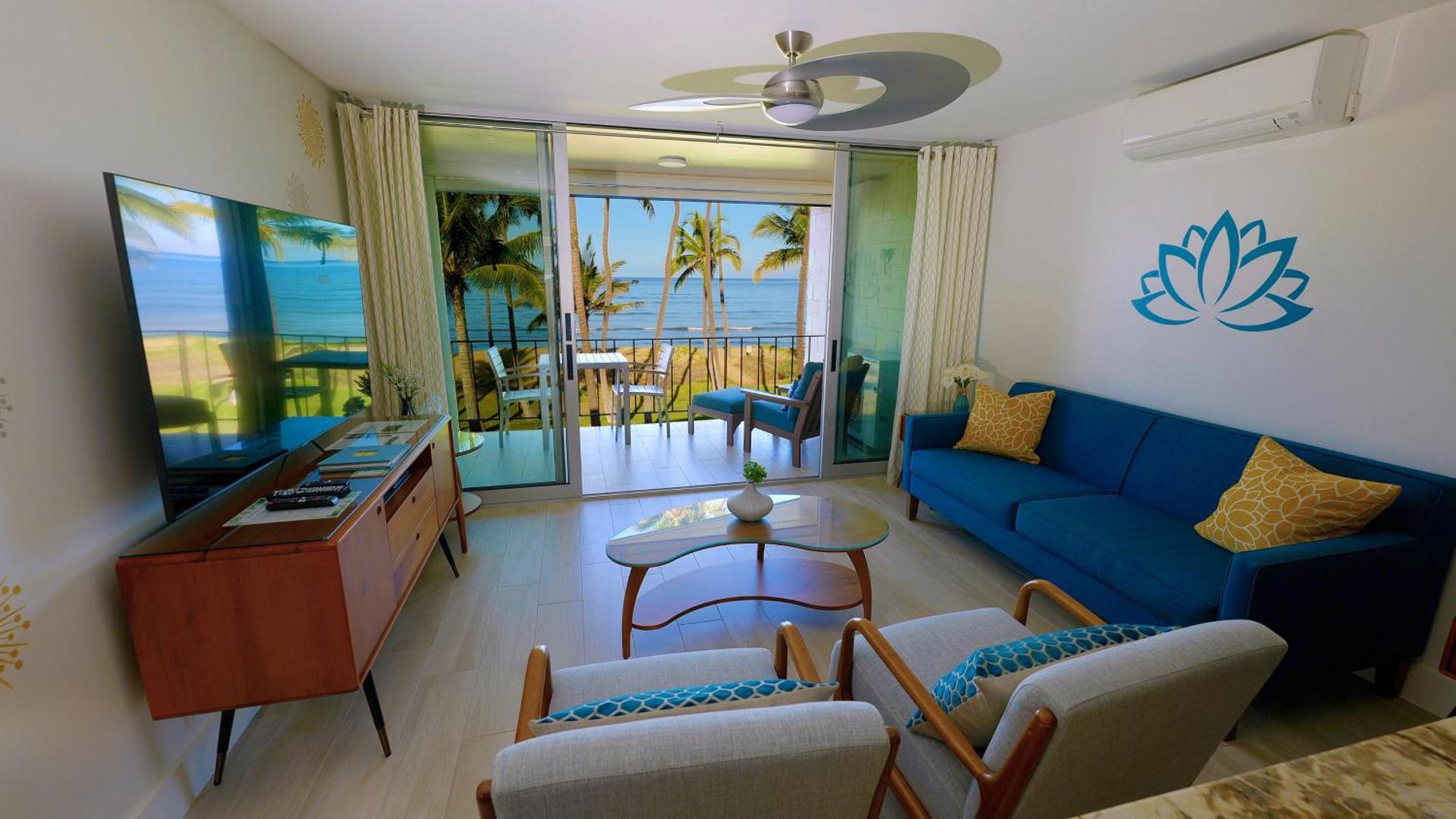 Billede 9: Oceanfront, Gorgeous Sunsets, Dual AC, King Bed, Top Floor Views, Impeccably Remodeled Gem HKOK318