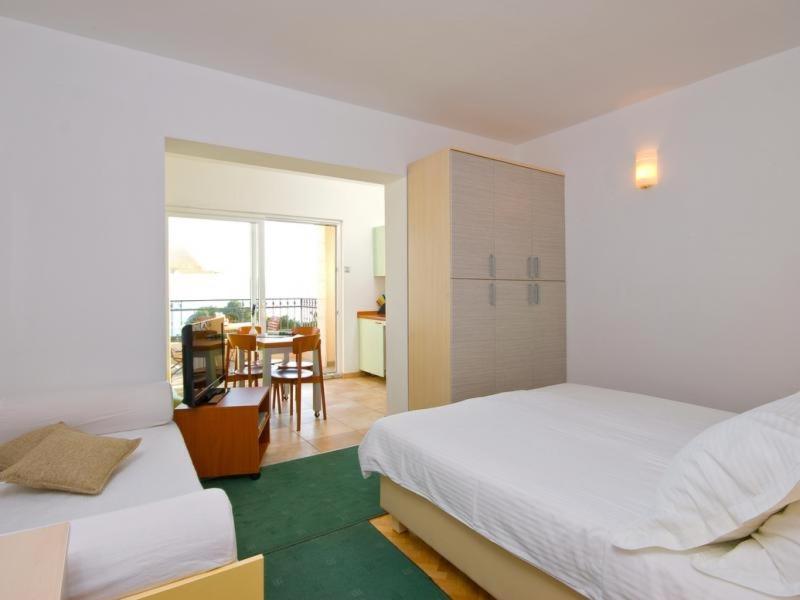 Foto 10: Studio apartment in Brela with a sea view, terrace, air conditioning, WiFi 201-9