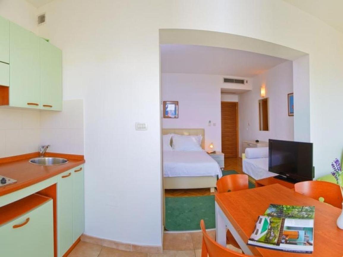 Foto 8: Studio apartment in Brela with a sea view, terrace, air conditioning, WiFi 201-9