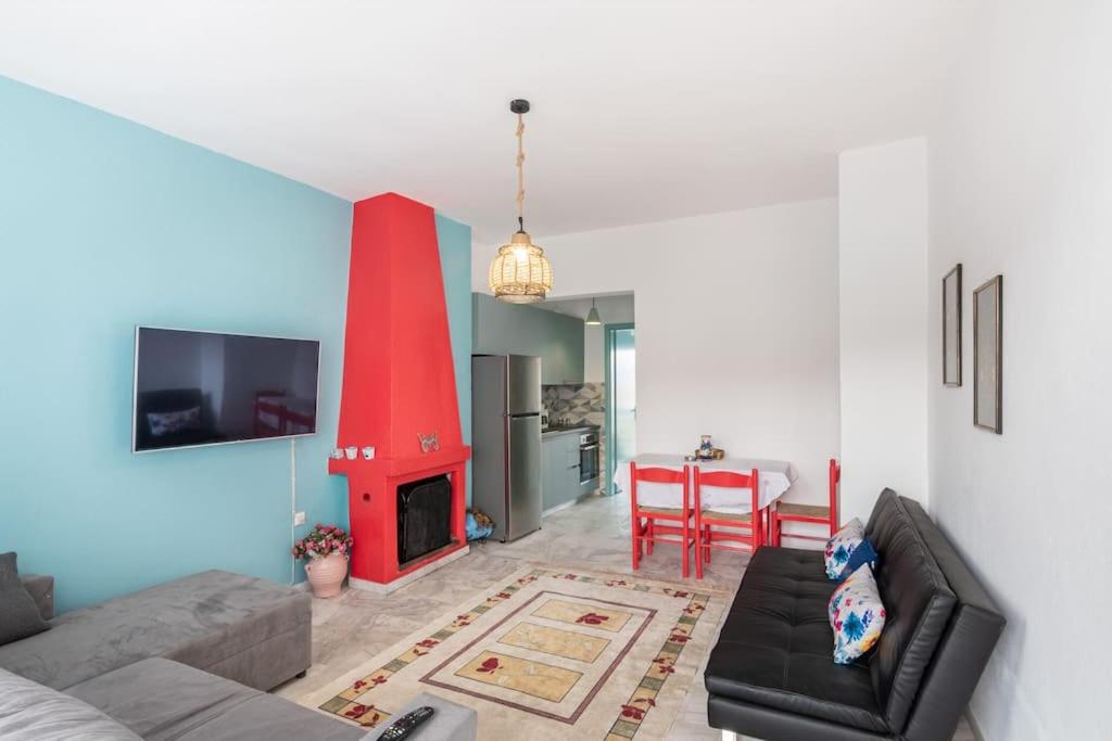 Kuva 6: Cycladic flat with sea view and BBQ grill