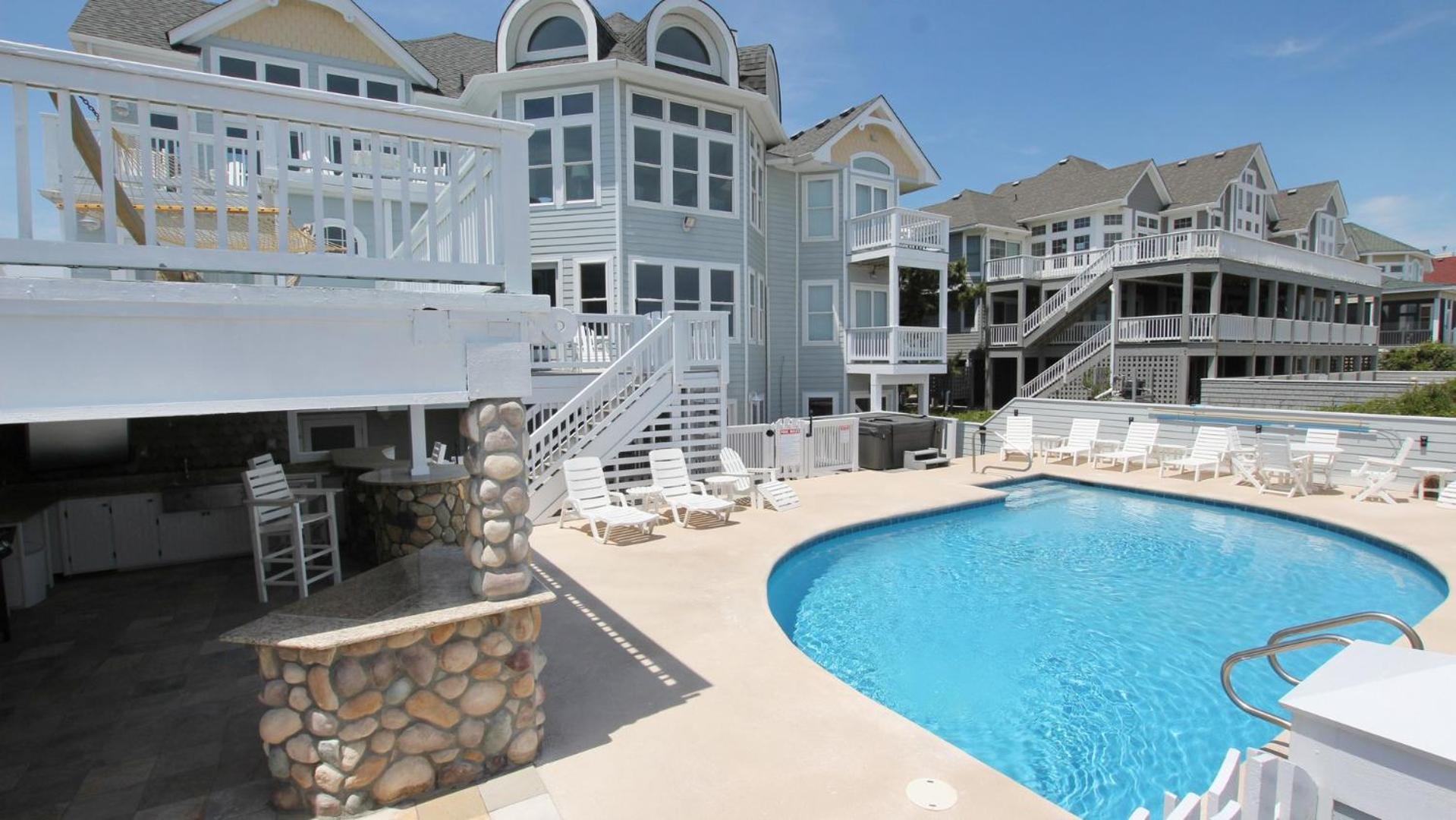 Foto 5: OCEANFRONT, 9 BRs, Private Pool, Theater Rm, Rec Rm, Ocean Views, PI134, Heavenly Dayz