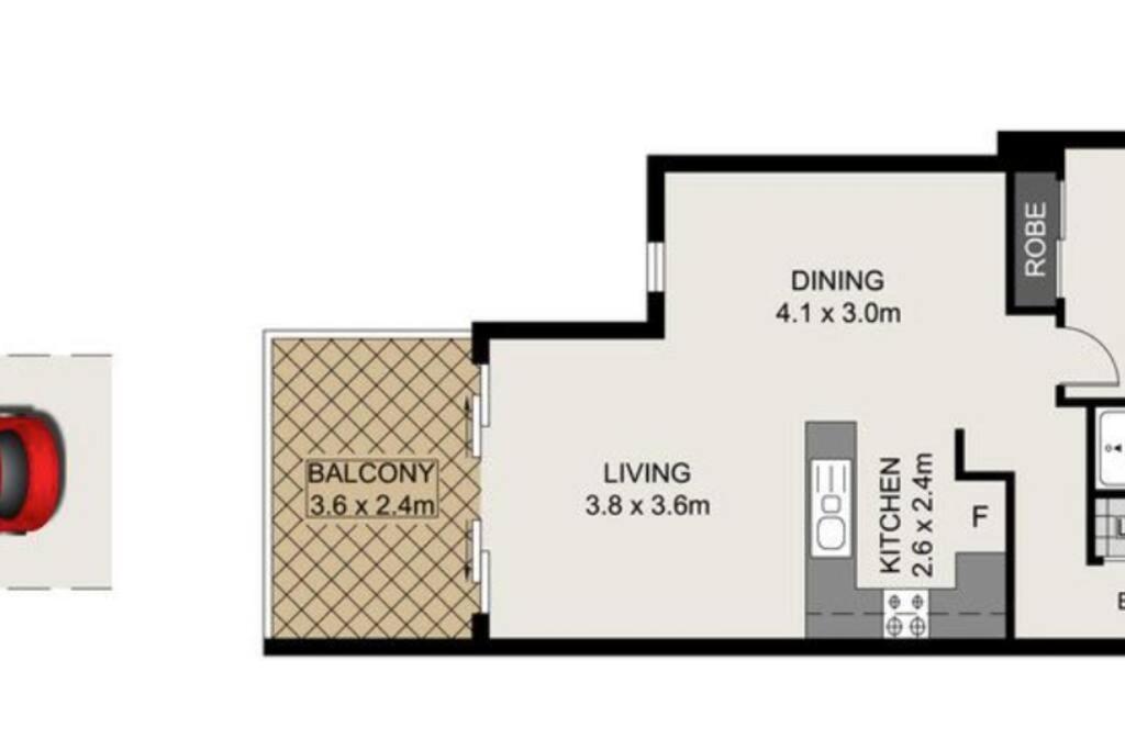 Foto 10: Hidden in New Farm ~ 1 Bed/1 Bath /1 Car/Views!
