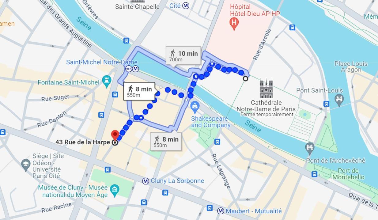 Bilde 3: 巴黎圣母院单间公寓