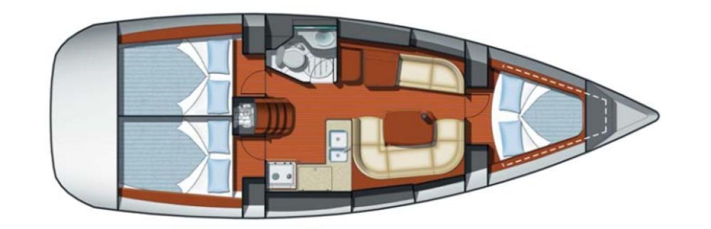 Bilde 9: Bed on Boat 36031 corfu